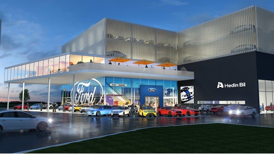 Artist's impression: Hedin Group is to become a Ford 'super dealer', according to non-executive director Trevor Finn