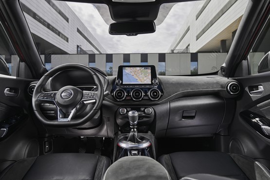 The interior of the new Nissan Juke