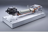 BMW's hydrogen fuel cell drivetrain, delivered through a partnership with Toyota