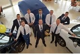The Macklin Motors Peugeot Paisley team with the Guild of the Gold Lion Award