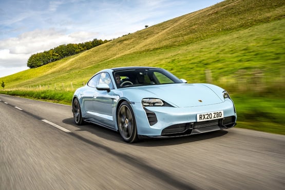 Big seller: the new Porsche Taycan electric vehicle (EV)