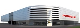 Artist's Impression: Pendragon's proposed Porsche Centre for South West Nottingham