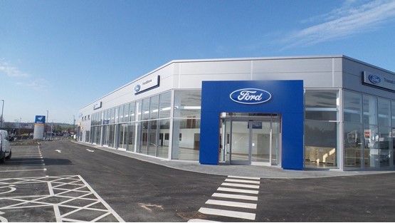 Perrys Motor Group's Chesterfield FordStore facility