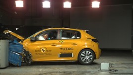 Peugeot's new 208 hatchback completes Thatcham Research's Euro NCAP crash tests