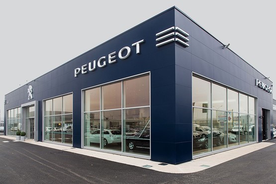 Peugeot blue box design