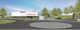 Porsche Centre Perth drawing