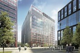 Artist's impression: Manchester's proposed First Street office development which could become home to Auto Trader