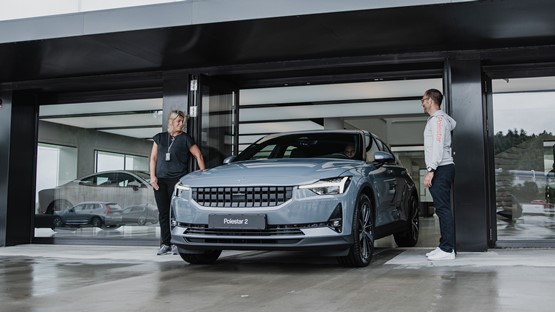 Delivery of the first customer Polestar 2 sale was completed last month