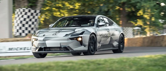 The Polestar 5 EV prototype at the Goodwood Festival of Speed