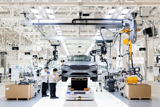 Polestar's assembly plant in Chengdu, China