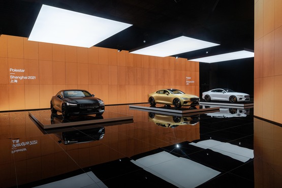 Polestar stand at the Shanghai International Auto Show 2021