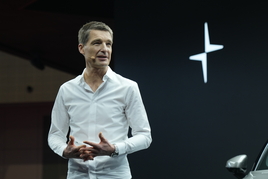 Polestar chief executive Thomas Ingenlath at  this week’s Shanghai International Auto Show