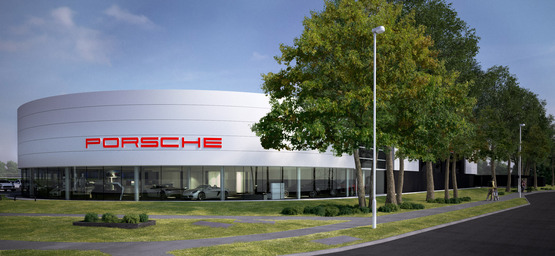 Artist's impression: Inchcape's Destination Porsche Centre in Bournemouth