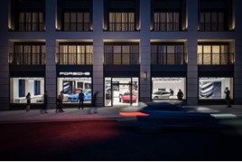 Porsche Retail Group's new Porsche Centre in Mayfair, Central London