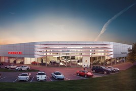 The new style Porsche dealership, coming from 2020