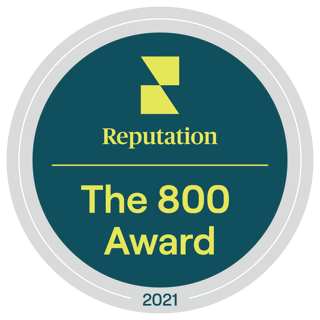 Reputation's the 800 Award badge