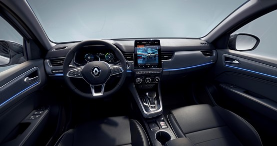 The new Renault Arkana coupe SUV's interior