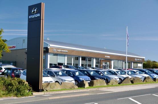 The R N Golden Isuzu and Hyundai franchise on Wakefield Road, Lepton, Huddersfield