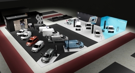 Artist's impression: Renault's stand at the Solutrans trade fair in Lyon
