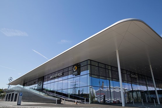 The new Mercedes-Benz Retail Group Dartford dealership