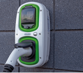 One of Aston Barclay's new Rolec EV charge points