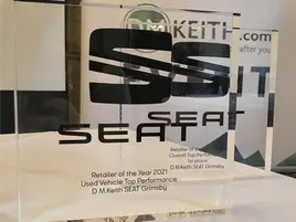 Seat Retailer of the Year award 2021