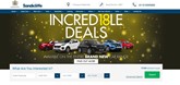 Sandicliff Motor Group website print screen stock 