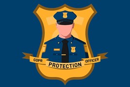 GDPR data protection officer badge