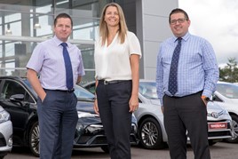 Shelbourne Motors directors Paul Ward, Richard Ward, Caroline Willis