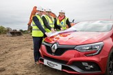 Shelbourne Motors unveils its Newry Renault plans (from left):  Richard Ward, sales director; Paul Ward, sales director; and Caroline Willis, financial director.  