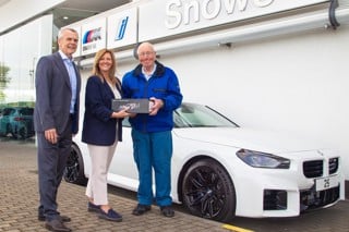 Snows chairman and CEO Stephen Snow and head of business Diana Mackinnon with George