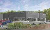 Artist's impression: Spire Automotive Ltd's planned JLR showroom in Watford