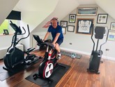 Steve Bridge, managing director at Mercedes-Benz Vans UK, cycling 1,000 miles to raise money for Cancer Research UK