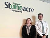 Stoneacre Motor Group social media managers Charlotte Stevens and Alex Hodgson