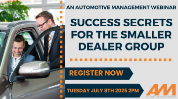 AM webinar - success secrets for a smaller dealer group