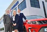 Suzuki regional managers Joe Skinner, Louise Kelly, Tim Whitworth 