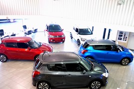 Suzuki showroom interior