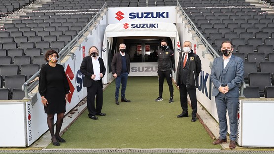 Suzuki GB has renewed its sponsorship of MK Dons football club