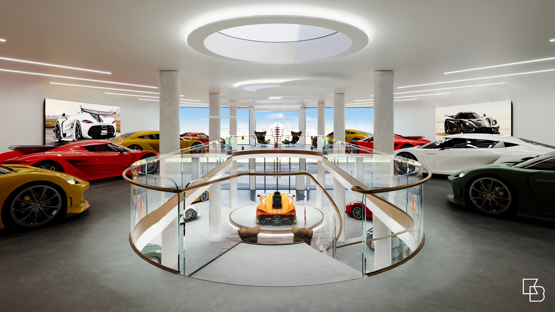 Inside SuperVettura's planned Koenigsegg showroom in Sunningdale, Berkshire