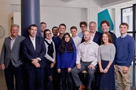 Gordon Tulloch, chief executive of Tootle, and his team