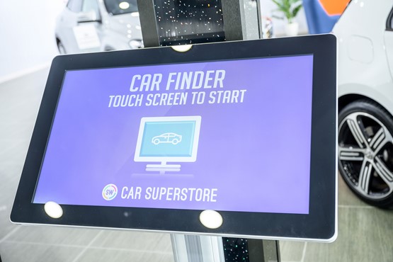 SW Car SUpermarket touch screen