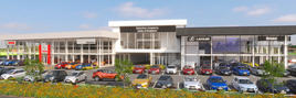 The new Lexus and Toyota dealership in Bristol