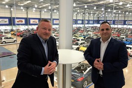 The Trade Centre Wales chief executive Andy Coulthurst and sales director Andy Wildy