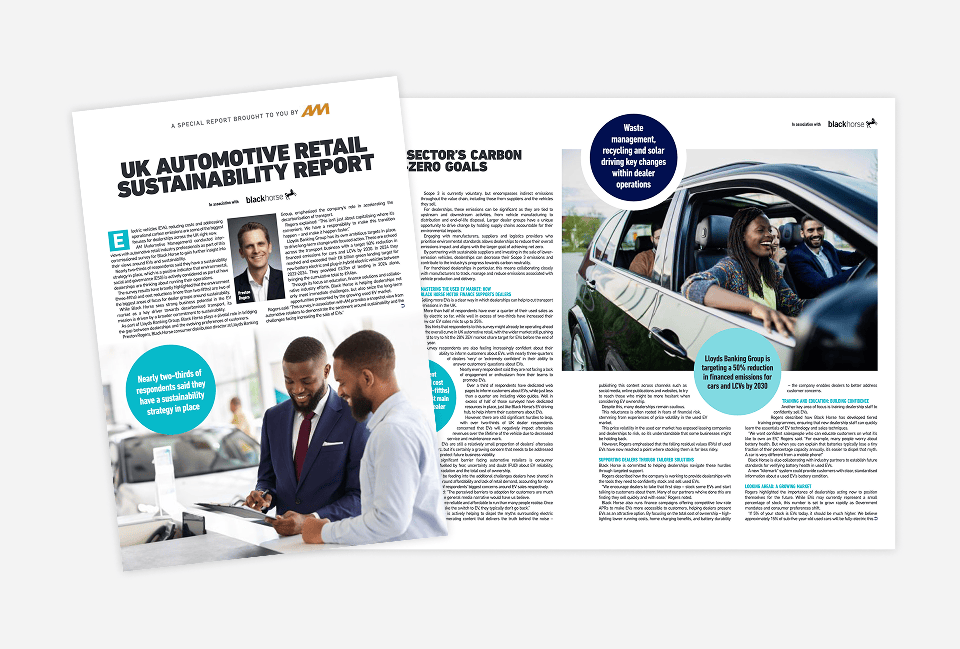 UK Automotive Retail Sustainability Report - Black Horse