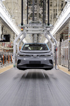 VW electric vehicle production line