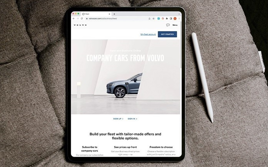 Volvo Fleet and Business Online platform