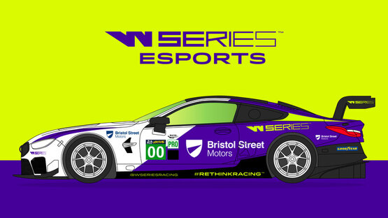 Bristol Street Motors branded W Series racing car
