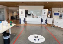 COVID-19 safety measures at Waylands Automotive showroom