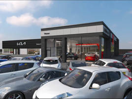 Wessex Garages Kia Gloucester redevelopment plans