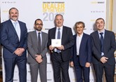 WILL ADAMS (SALES MANAGER, DSG MORECOMBE), THIERRY KOSKAS, ROB BENNETT (GROUP HEAD, RMB NORTHALLERTON), ALAIN PROST, CRAIG SEAGER (DEALER PRINCIPAL, BAGOT ROAD)